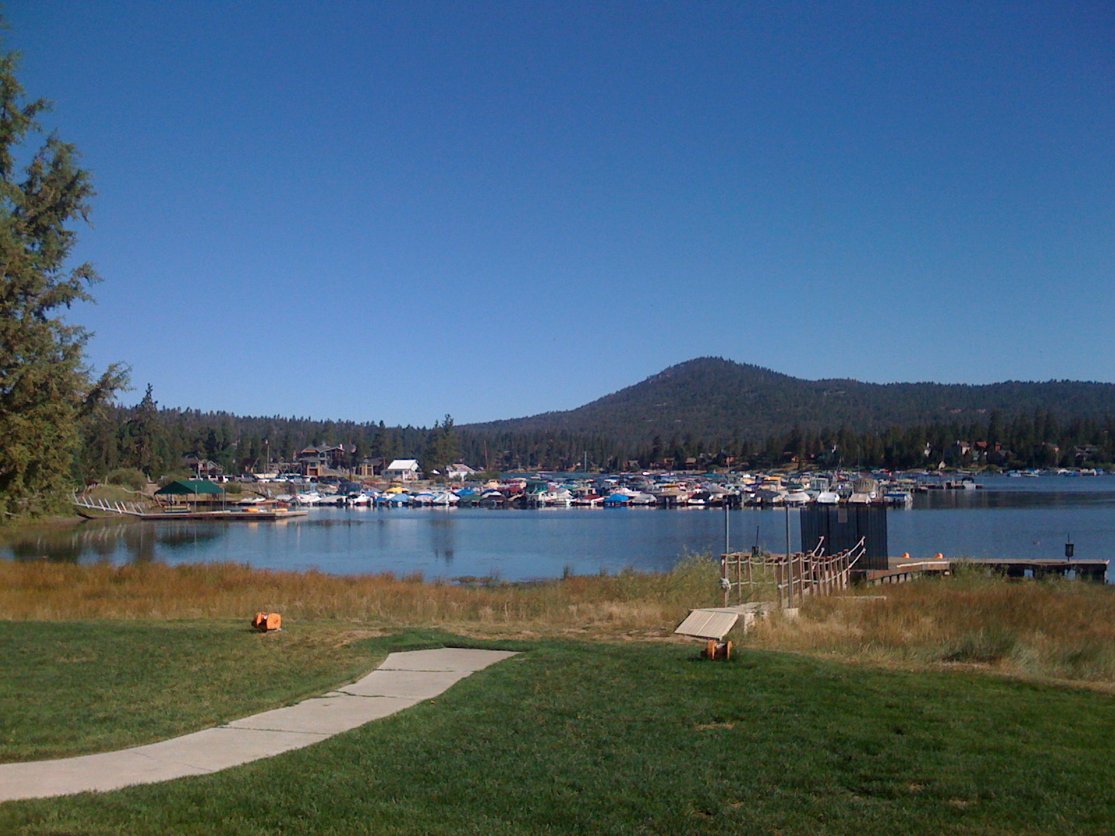 Looking north towards Pleasure Point Marina